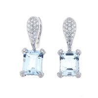 Orecchini Fanton Gioielli Donna ORECCHINI ACQUAMARINA in Oro bianco Acquamarina OROR-267-52